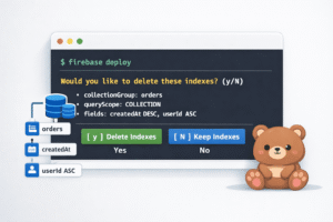 Would you like to delete these indexes? Selecting no will continue the rest of the deployment. 안전한 판단법 8 ChatGPT Image 2026년 1월 26일 오후 06 53 34 1