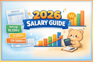 2026 직장인 연봉 실수령액 총정리 – 최저시급부터 1억까지 월급 체감표 3 ChatGPT Image 2026년 1월 5일 오후 01 05 49 1