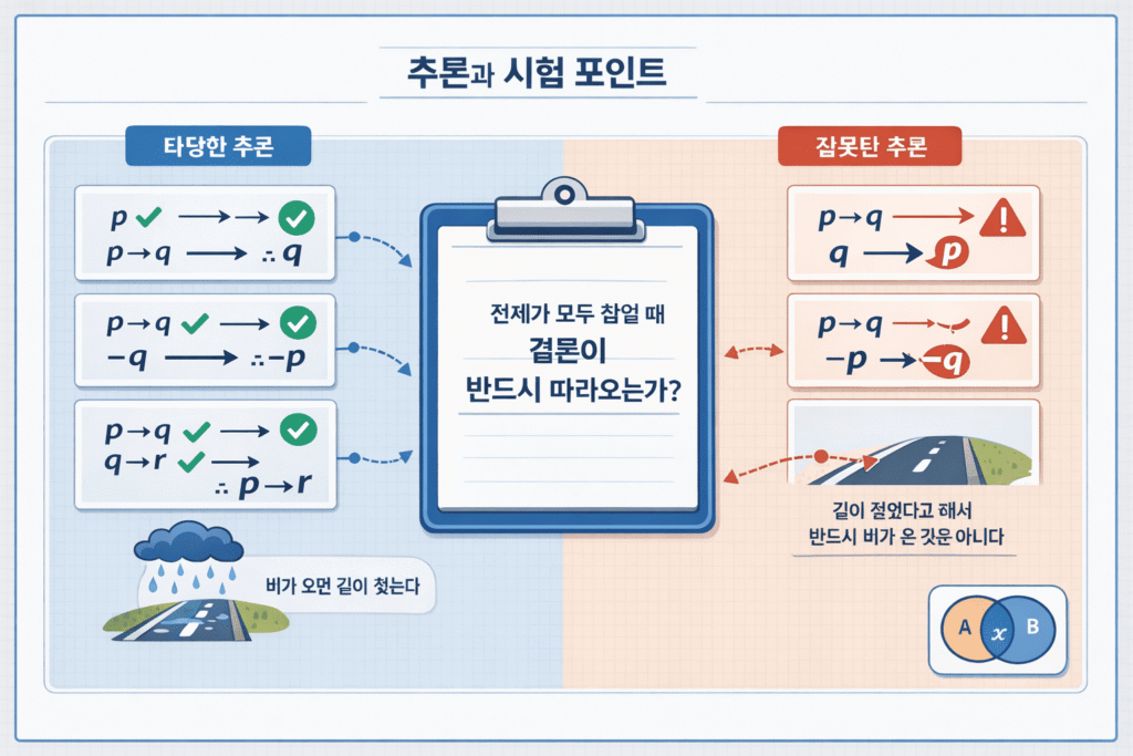 이산수학 논리 정리: 명제부터 조건명제, 한정자, 추론 쉽게 이해하기 2 ChatGPT Image 2026년 3월 11일 오후 03 59 31 1