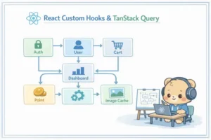 Next.js 커스텀 훅 설계: 프론트엔드 상태 관리 구조 잡기 대표 이미지