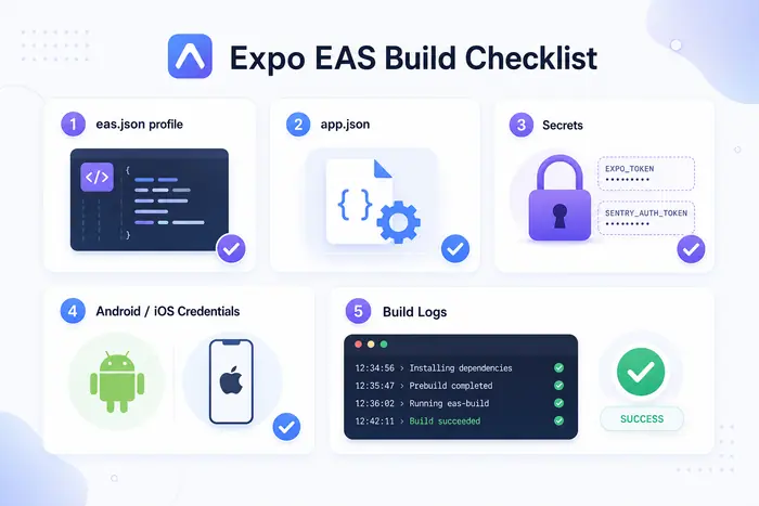 Expo EAS Build 오류 해결 해결 단계 체크리스트