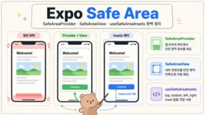 Expo Safe Area 사용법: 화면 여백을 안전하게 잡는 방법 대표 이미지