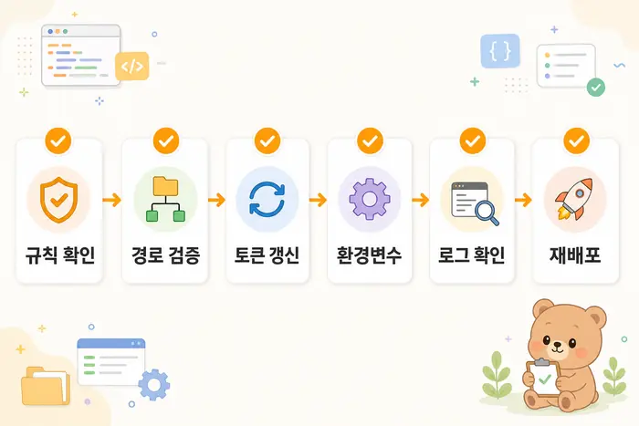 Firebase 실무 오류 제품별 해결 체크리스트