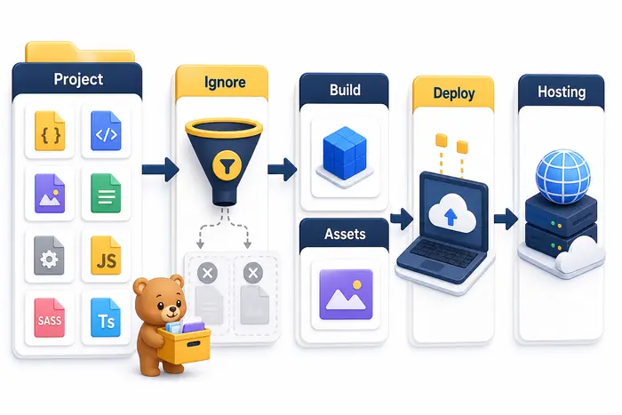 .firebaseignore가 배포 제외 파일을 걸러 Hosting에 필요한 파일만 남기는 구조