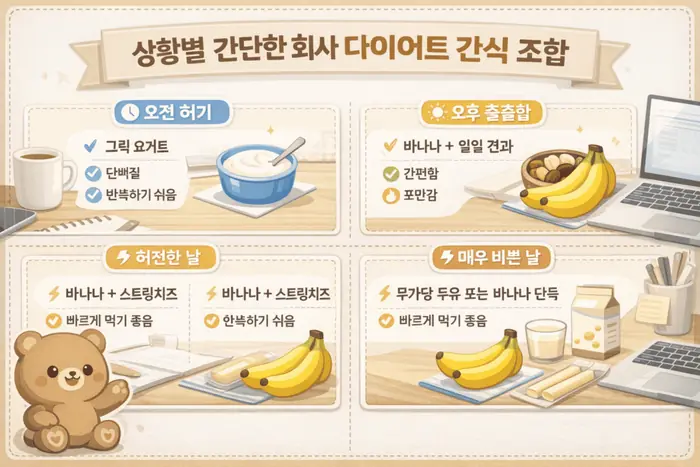 회사 다이어트 간식 추천: 조용히 먹기 좋은 간식 조합 적용 흐름을 설명하는 두 번째 본문 이미지