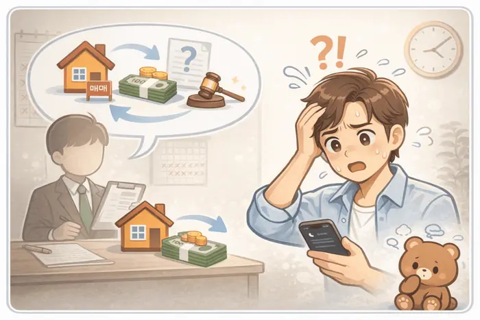 가계약금 반환 후기: 계약서 없이 받은 돈 돌려준 과정 적용 흐름을 설명하는 두 번째 본문 이미지