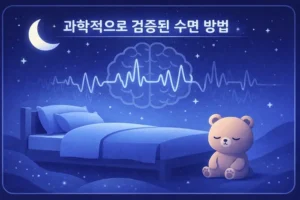 수면 방법 과학 기준: 잠이 오는 원리와 실천법 대표 이미지