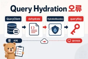 TanStack Query Hydration 오류 발생 구조