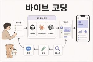 바이브 코딩이란? Cursor, Claude Code, Codex로 앱 만드는 방식과 현실 1 바이브 코딩과 Cursor Claude Code Codex를 활용한 AI 앱 개발 흐름
