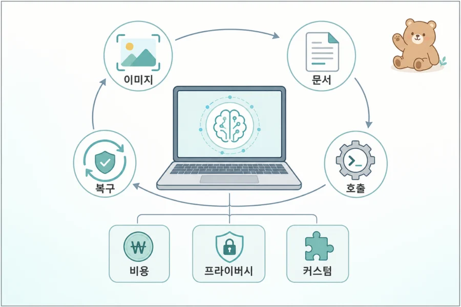 로컬 AI 에이전트의 비용 프라이버시 커스터마이징 영향 관계