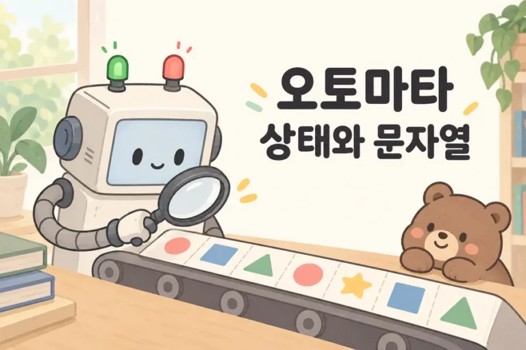 기호 띠를 읽는 장치로 표현한 오토마타와 문자열 표지