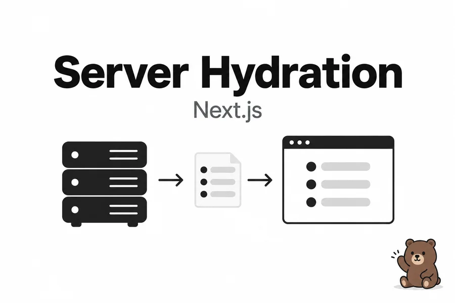 Next.js TanStack Query SSR HydrationBoundary 학습 표지