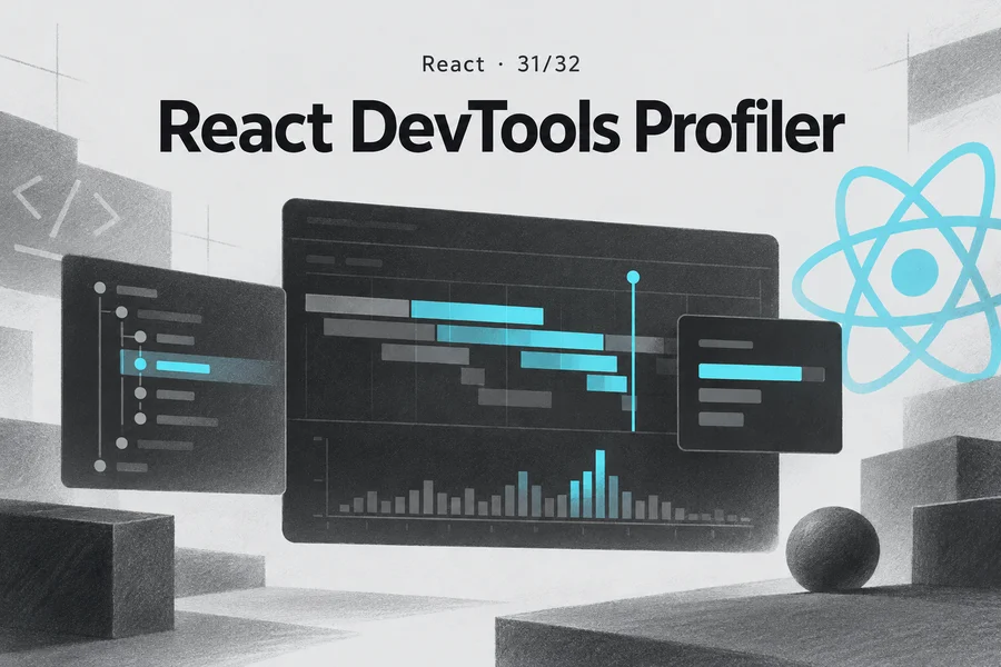 React DevTools Profiler 사용법 리렌더링 측정 원인 찾기 학습 표지