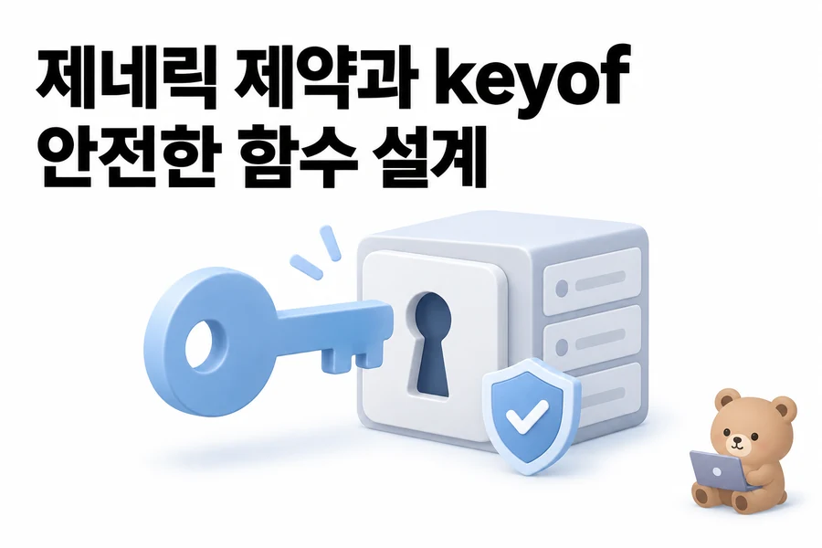 TypeScript 제네릭 제약과 keyof 안전한 helper 만들기