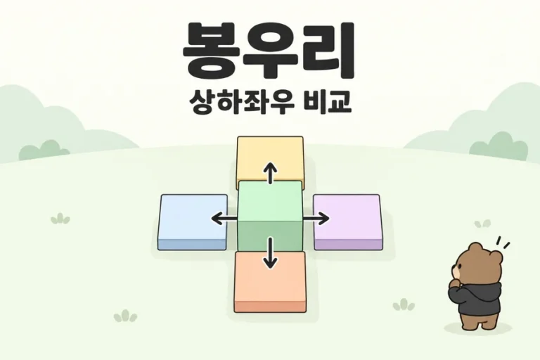 격자에서 가운데 높은 칸과 상하좌우 이웃을 비교하는 봉우리 풀이 표지